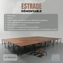 Estrade professionnelle démontable Eclipse en location