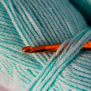 Plaid crochet fait main